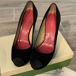 Kate Spade Women's Black Suede Shoe Size 8
